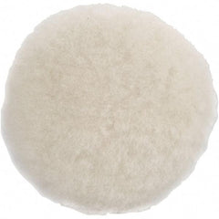 Dynabrade - 5" Diam Sheepskin Wool Bonnet Pad - Hook & Loop Attachment - Eagle Tool & Supply