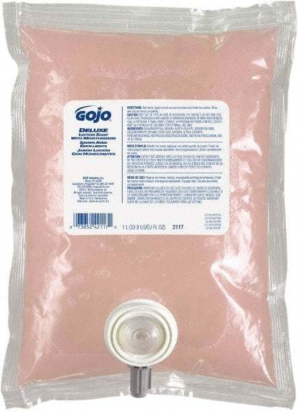 GOJO - 1 L Dispenser Refill Liquid Soap - Pink, Floral Scent - Eagle Tool & Supply