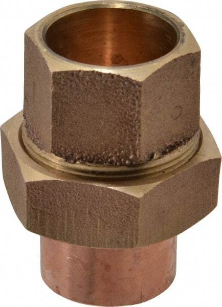 NIBCO - 1" Cast Copper Pipe Union - C x C, Pressure Fitting - Eagle Tool & Supply