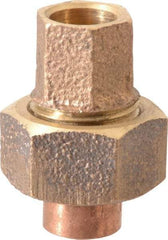 NIBCO - 1/4" Cast Copper Pipe Union - C x C, Pressure Fitting - Eagle Tool & Supply