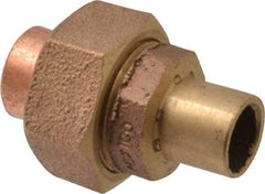 NIBCO - 1/2" Cast Copper Pipe Union - FTG x C, Pressure Fitting - Eagle Tool & Supply
