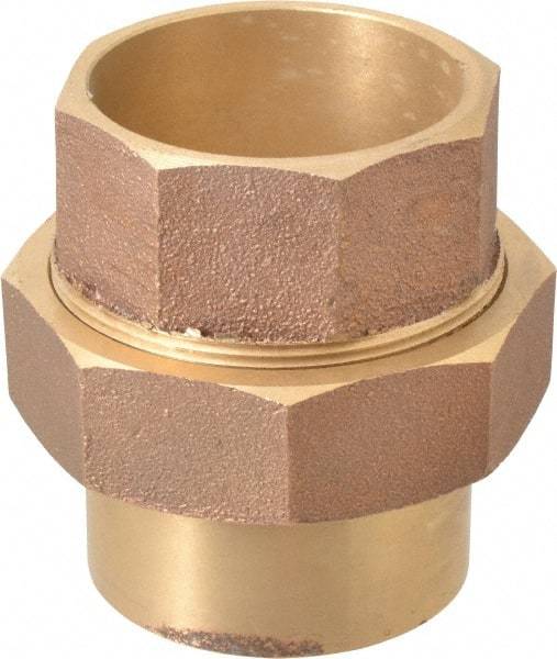 NIBCO - 2-1/2" Cast Copper Pipe Union - C x C, Pressure Fitting - Eagle Tool & Supply