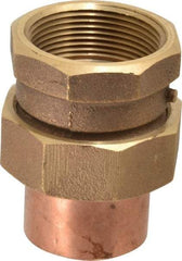 NIBCO - 1-1/2" Cast Copper Pipe Union - C x F, Pressure Fitting - Eagle Tool & Supply