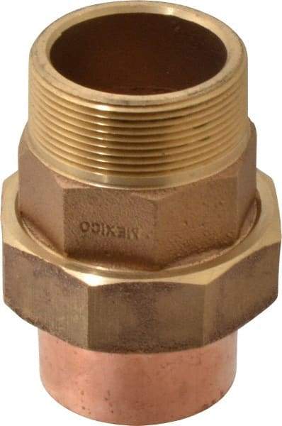 NIBCO - 2" Cast Copper Pipe Union - C X M, Pressure Fitting - Eagle Tool & Supply