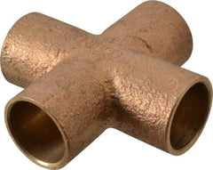 NIBCO - 1/2" Cast Copper Pipe Cross - C x C x C x C, Pressure Fitting - Eagle Tool & Supply