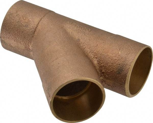 NIBCO - 1-1/4" Cast Copper Pipe 45° Wye - C x C x C, Pressure Fitting - Eagle Tool & Supply