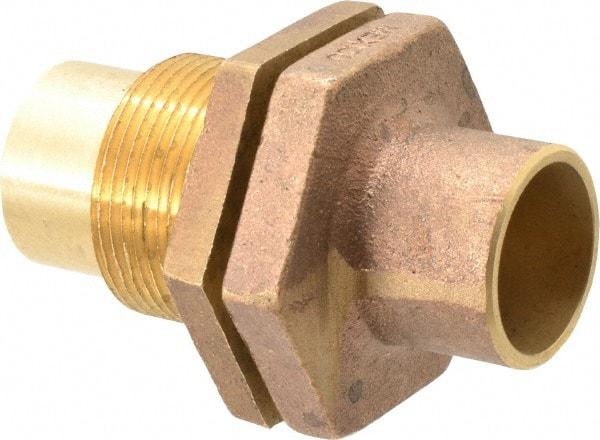 NIBCO - 1" Cast Copper Pipe Bulkhead - C x C, Pressure Fitting - Eagle Tool & Supply