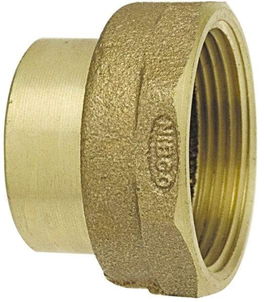 NIBCO - 1-1/2", Cast Copper Drain, Waste & Vent Pipe Adapter - Ftg x F - Eagle Tool & Supply