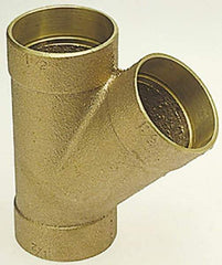 NIBCO - 4", Cast Copper Drain, Waste & Vent Pipe - C x C x C - Eagle Tool & Supply