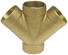NIBCO - 3", Cast Copper Drain, Waste & Vent Pipe - C x C x C x C - Eagle Tool & Supply
