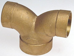 NIBCO - 2", Cast Copper Drain, Waste & Vent Pipe - C x C x C - Eagle Tool & Supply