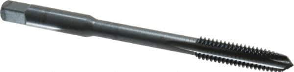 Kennametal - 5/16-18 UNC 3 Flute H3 Oxide Finish High Speed Steel Spiral Point Extension Tap - Plug Chamfer, 4" OAL, 3B Class of Fit - Exact Industrial Supply