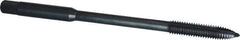 Kennametal - M6x1.00 Metric Coarse 2 Flute D5 Oxide Finish High Speed Steel Spiral Point Extension Tap - Plug Chamfer, 4" OAL, 6H Class of Fit - Eagle Tool & Supply
