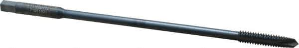 Kennametal - 1/4-20 UNC 2 Flute H3 Oxide Finish High Speed Steel Spiral Point Extension Tap - Plug Chamfer, 6" OAL, 3B Class of Fit - Exact Industrial Supply