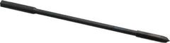 Kennametal - 1/4-28 UNF 2 Flute H3 Oxide Finish High Speed Steel Spiral Point Extension Tap - Plug Chamfer, 6" OAL, 3B Class of Fit - Eagle Tool & Supply