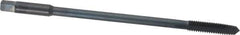 Kennametal - 5/16-18 UNC 3 Flute H3 Oxide Finish High Speed Steel Spiral Point Extension Tap - Plug Chamfer, 6" OAL, 3B Class of Fit - Eagle Tool & Supply