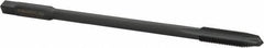 Kennametal - 5/16-24 UNF 3 Flute H3 Oxide Finish High Speed Steel Spiral Point Extension Tap - Plug Chamfer, 6" OAL, 3B Class of Fit - Eagle Tool & Supply
