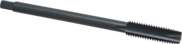Kennametal - 1/2-13 UNC 3 Flute H3 Oxide Finish High Speed Steel Spiral Point Extension Tap - Plug Chamfer, 6" OAL, 3B Class of Fit - Eagle Tool & Supply