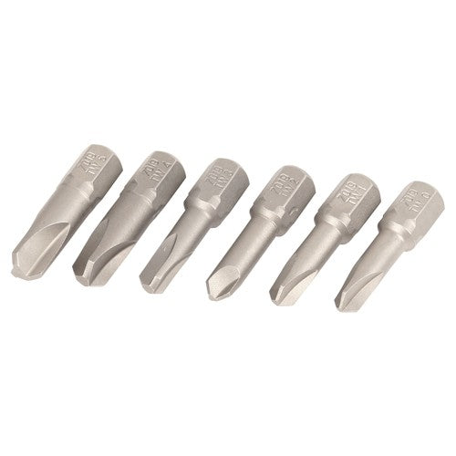 Tri-Wing Insert Bit #0, 1, 2, 3, 4, 5 × 25mm (6 Bit Pack) - Eagle Tool & Supply