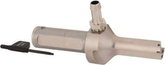 Seco - 1.732" Max Drill Depth, 2xD, 22mm Diam, Indexable Insert Drill - 2 Inserts, 1" Shank Diam, Straight Shank - Eagle Tool & Supply