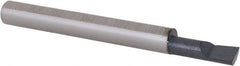 Scientific Cutting Tools - 0.2" Min Bore Diam, 0.6" Max Bore Depth, 1/4 Shank Diam, Boring Bar - Eagle Tool & Supply