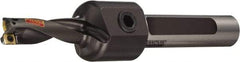Sandvik Coromant - 1.811" Max Drill Depth, 3xD, 0.562" Diam, Indexable Insert Drill - 2 Inserts, 3/4" Shank Diam, Flange Shank - Eagle Tool & Supply