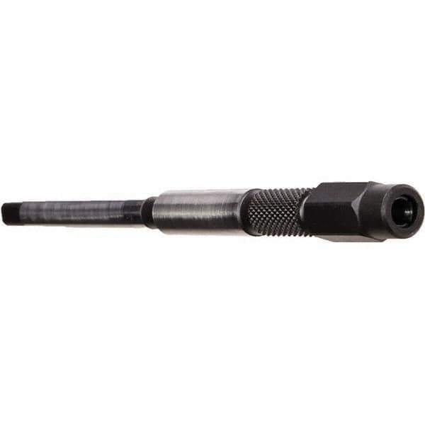 Emuge - M7 to M10mm Tap, 5.1181 Inch Overall Length, 17/32 Inch Max Diameter, Tap Extension - 7mm Tap Shank Diameter, 25mm Tap Depth, Through Coolant - Eagle Tool & Supply