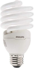 Philips - 26 Watt Fluorescent Residential/Office Medium Screw Lamp - 4,100°K Color Temp, 1,800 Lumens, 120 Volts, EL/mDT, 10,000 hr Avg Life - Eagle Tool & Supply