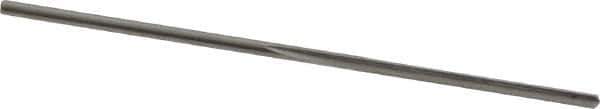 Made in USA - 0.0385" High Speed Steel 3 Flute Chucking Reamer - Straight Flute, 0.038" Straight Shank, 1/2" Flute Length, 1-1/2" OAL - Eagle Tool & Supply