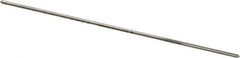 Made in USA - 0.0395" High Speed Steel 4 Flute Chucking Reamer - Straight Flute, 0.0394" Straight Shank, 1/2" Flute Length, 2-1/2" OAL - Eagle Tool & Supply