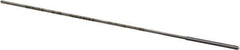 Made in USA - 0.0405" High Speed Steel 4 Flute Chucking Reamer - Straight Flute, 0.039" Straight Shank, 1/2" Flute Length, 2-1/2" OAL - Eagle Tool & Supply