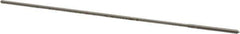 Made in USA - 0.0455" High Speed Steel 4 Flute Chucking Reamer - Straight Flute, 0.039" Straight Shank, 1/2" Flute Length, 2-1/2" OAL - Eagle Tool & Supply