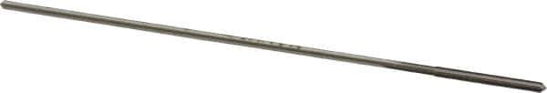 Made in USA - 0.0505" High Speed Steel 4 Flute Chucking Reamer - Straight Flute, 0.0455" Straight Shank, 1/2" Flute Length, 2-1/2" OAL - Eagle Tool & Supply