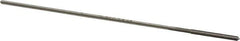 Made in USA - 0.0505" High Speed Steel 4 Flute Chucking Reamer - Straight Flute, 0.0455" Straight Shank, 1/2" Flute Length, 2-1/2" OAL - Eagle Tool & Supply