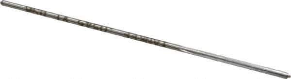 Made in USA - 0.0545" High Speed Steel 4 Flute Chucking Reamer - Straight Flute, 0.051" Straight Shank, 1/2" Flute Length, 2-1/2" OAL - Eagle Tool & Supply