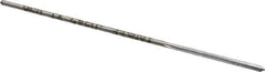 Made in USA - 0.0545" High Speed Steel 4 Flute Chucking Reamer - Straight Flute, 0.051" Straight Shank, 1/2" Flute Length, 2-1/2" OAL - Eagle Tool & Supply