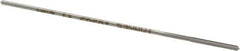 Made in USA - 0.0565" High Speed Steel 4 Flute Chucking Reamer - Straight Flute, 0.051" Straight Shank, 1/2" Flute Length, 2-1/2" OAL - Eagle Tool & Supply