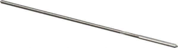 Made in USA - 0.0585" High Speed Steel 4 Flute Chucking Reamer - Straight Flute, 0.051" Straight Shank, 1/2" Flute Length, 2-1/2" OAL - Eagle Tool & Supply
