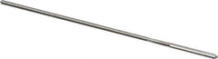 Made in USA - 0.0585" High Speed Steel 4 Flute Chucking Reamer - Straight Flute, 0.051" Straight Shank, 1/2" Flute Length, 2-1/2" OAL - Eagle Tool & Supply