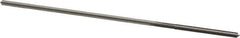 Made in USA - 0.0695" High Speed Steel 4 Flute Chucking Reamer - Straight Flute, 0.066" Straight Shank, 3/4" Flute Length, 3" OAL - Eagle Tool & Supply