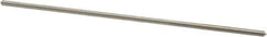 Made in USA - 0.0705" High Speed Steel 4 Flute Chucking Reamer - Straight Flute, 0.066" Straight Shank, 3/4" Flute Length, 3" OAL - Eagle Tool & Supply