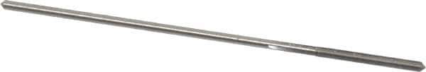 Made in USA - 0.0745" High Speed Steel 4 Flute Chucking Reamer - Straight Flute, 0.066" Straight Shank, 3/4" Flute Length, 3" OAL - Eagle Tool & Supply