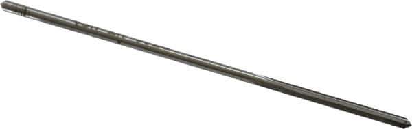 Made in USA - 0.079" High Speed Steel 4 Flute Chucking Reamer - Straight Flute, 0.072" Straight Shank, 3/4" Flute Length, 3" OAL - Eagle Tool & Supply
