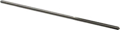 Made in USA - 0.0825" High Speed Steel 4 Flute Chucking Reamer - Straight Flute, 0.0771" Straight Shank, 3/4" Flute Length, 3" OAL - Eagle Tool & Supply