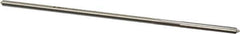 Made in USA - 0.087" High Speed Steel 4 Flute Chucking Reamer - Straight Flute, 0.081" Straight Shank, 3/4" Flute Length, 3" OAL - Eagle Tool & Supply