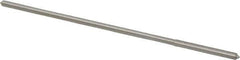 Made in USA - 0.0875" High Speed Steel 4 Flute Chucking Reamer - Straight Flute, 0.081" Straight Shank, 3/4" Flute Length, 3" OAL - Eagle Tool & Supply