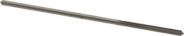 Made in USA - 0.091" High Speed Steel 4 Flute Chucking Reamer - Straight Flute, 0.081" Straight Shank, 3/4" Flute Length, 3" OAL - Eagle Tool & Supply