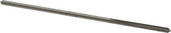 Made in USA - 0.091" High Speed Steel 4 Flute Chucking Reamer - Straight Flute, 0.081" Straight Shank, 3/4" Flute Length, 3" OAL - Eagle Tool & Supply