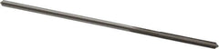 Made in USA - 0.0915" High Speed Steel 4 Flute Chucking Reamer - Straight Flute, 0.081" Straight Shank, 3/4" Flute Length, 3" OAL - Eagle Tool & Supply