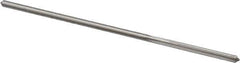 Made in USA - 0.092" High Speed Steel 4 Flute Chucking Reamer - Straight Flute, 0.081" Straight Shank, 3/4" Flute Length, 3" OAL - Eagle Tool & Supply